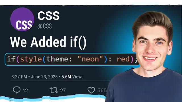 نهایتا CSS دارای if() استیتمنت‌ها شد (اما فکر نمی‌کنم از آن‌ها استفاده کنم)