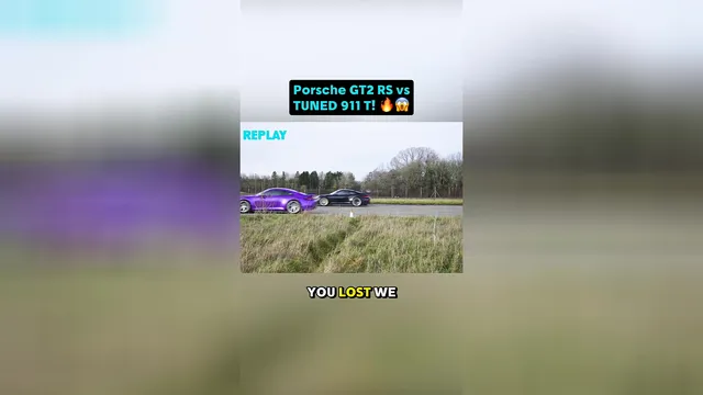 دوئل پورشه GT2 RS با 911 T تیون‌شد ه — جنگ سرعت و شتاب!