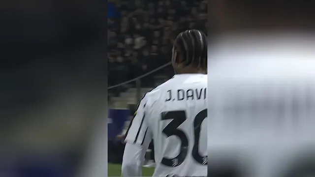 DAVID SCORES AGAIN!! 🤍🖤 juventus shorts football